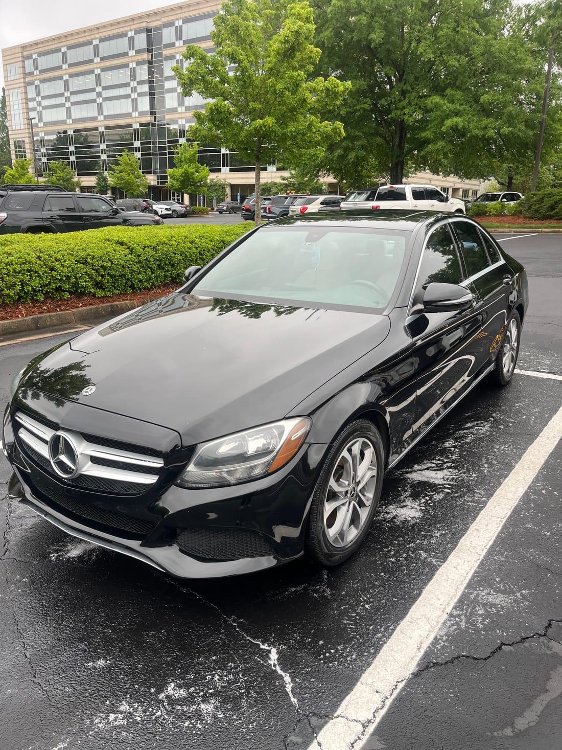 C Class, hand washed and dried by Peachtree Mobile Detail, Atlanta
